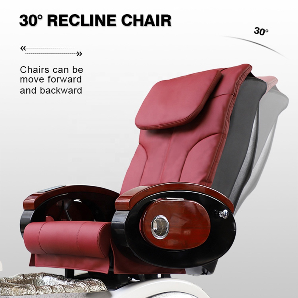 Red Nail Salon Massage Pedicure Chair for Sale - Kangmei