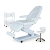 White Electric Adjustable Lift Beauty Salon Massage Table Tattoo Spa Cosmetic Facial Chair