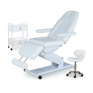 Kangmei Wholesale Luxury Modern 3 Motors White Electric Beauty Salon Furniture Massage Table Tattoo Spa Cosmetic Facial Chair