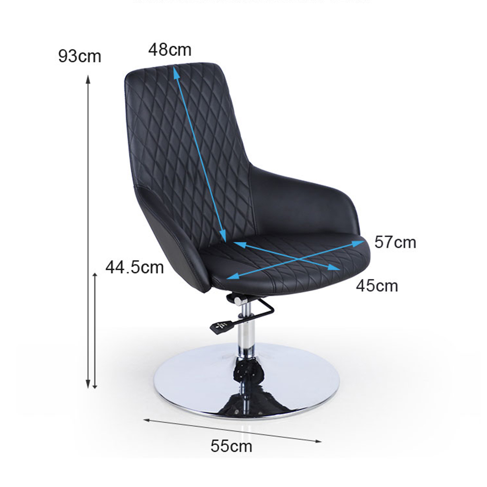 Black Customer Chair for Nail Salon - Kangmei