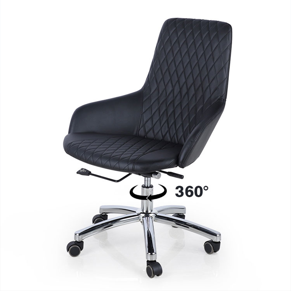 Black Client Chair for Nail Salon - Kangmei