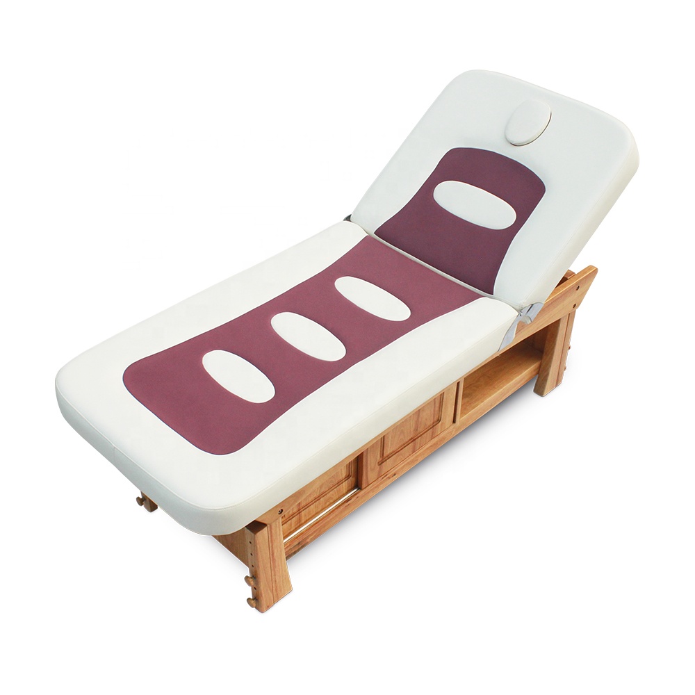 Stationary Widest Heavy Duty Spa Thai Massage Table Couch Treatment Bed for Sale