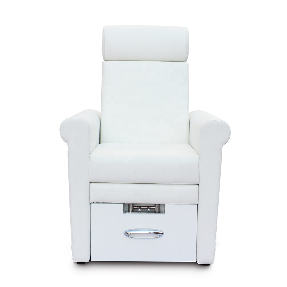 White No Plumbing Portable Sofa Foot Spa Manicure Pedicure Chair For Sale