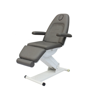 Electric Facial Bed Grey Aesthetic Spa Cosmetic Chair 