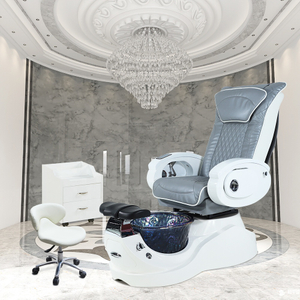 Luxury White Manicure and Pedicure Spa Chair - Kangmei