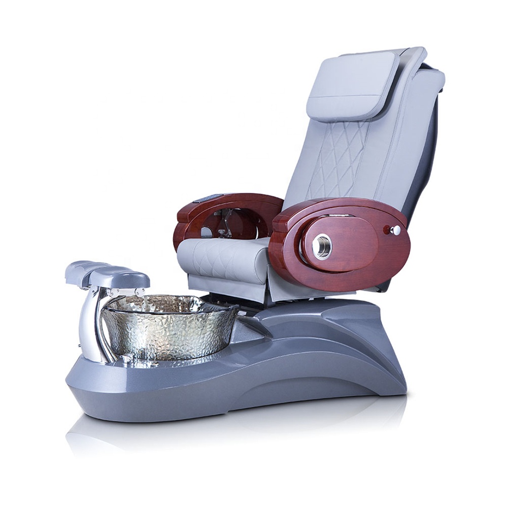 Beauty Nail Salon Furniture Modern Luxury Electric Pipeless Whirlpool Recliner Human Touch Manicure Foot Spa Pedicure Chair
