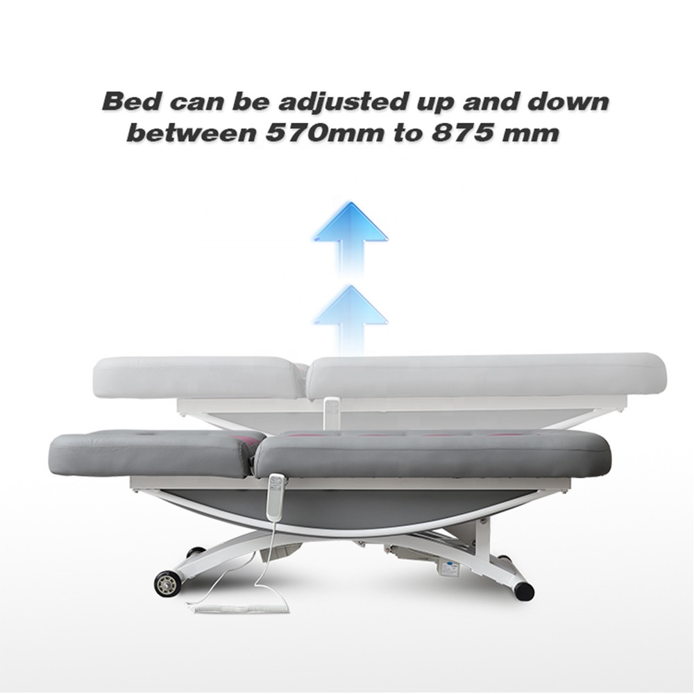 Best ElectrIc Adjustable Stationary Massage Table Couch Spa Bed
