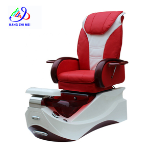 Red Pipeless Pedicure Spa Chair - Kangmei